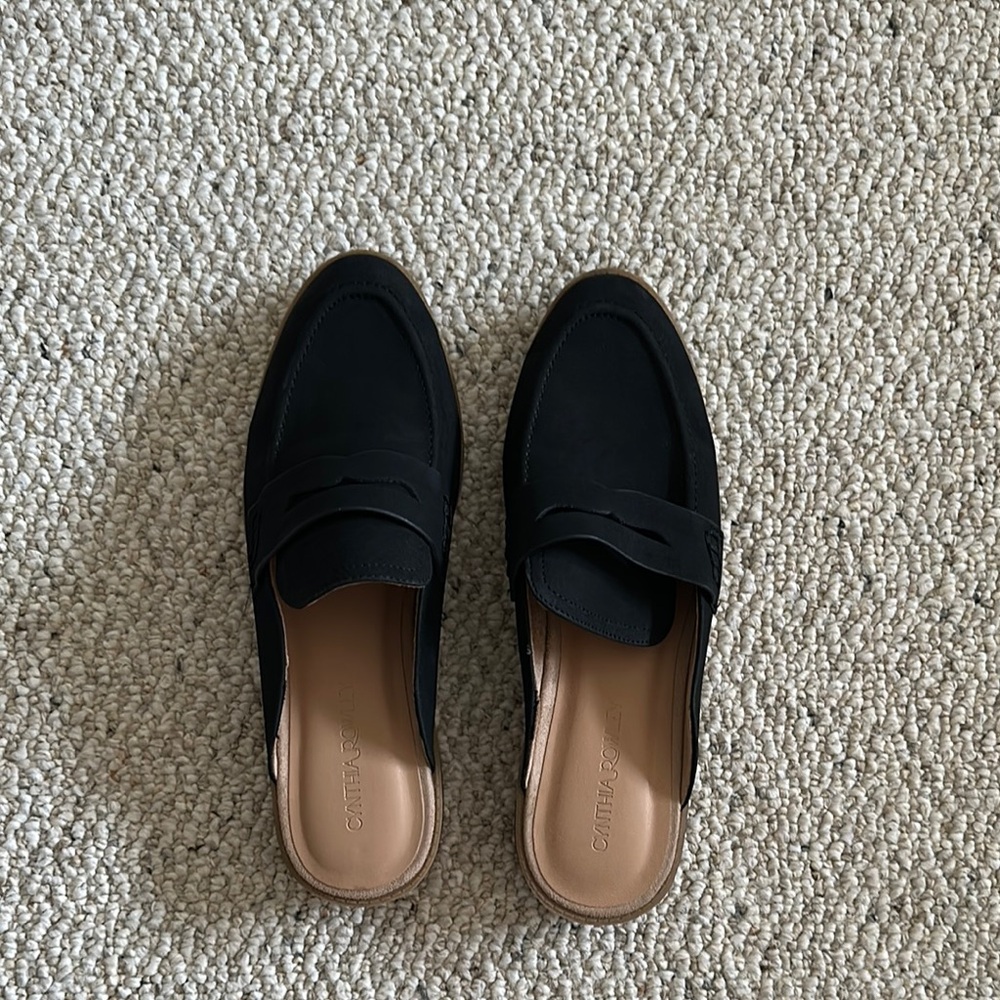 Cynthia Rowley Black Mules